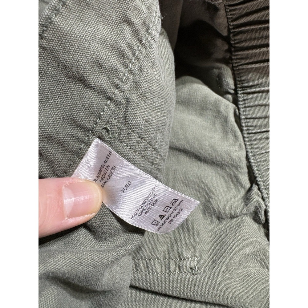 Aeropostale Cargo Pants Womens XL Green Utility Baggy Wide Leg Loose Y2K Relaxed - Picture 8 of 14